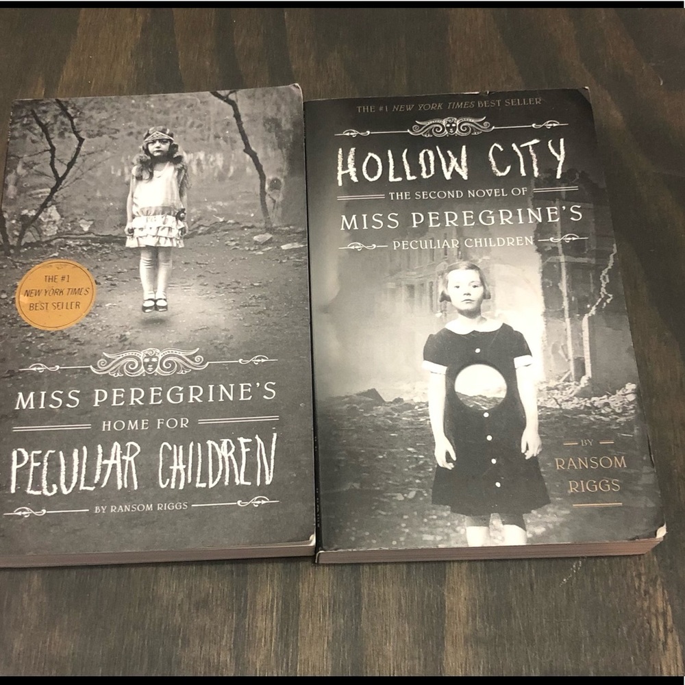 Miss Peregrine’s series books 1 & 2🖤 2/$20 or 3/$25
